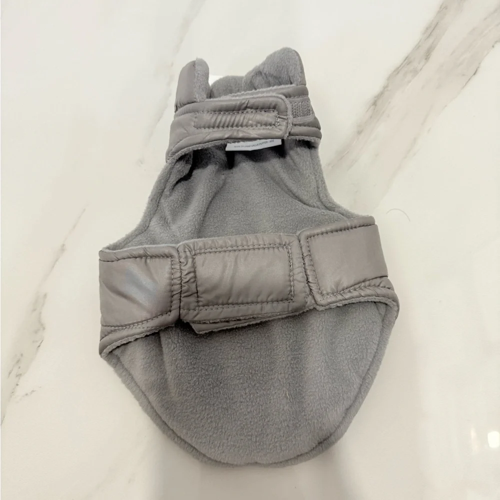 Top Paw Gray‎ Quilted Dog Jacket XXS